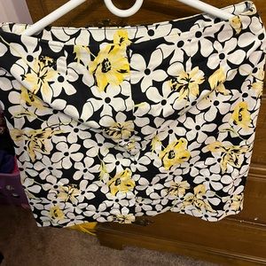 Geoffrey Beene yellow and white skirt